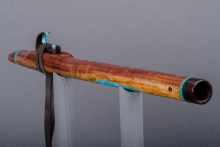 Koa Native American Flute, Minor, Mid F#-4, #J36F (6)
